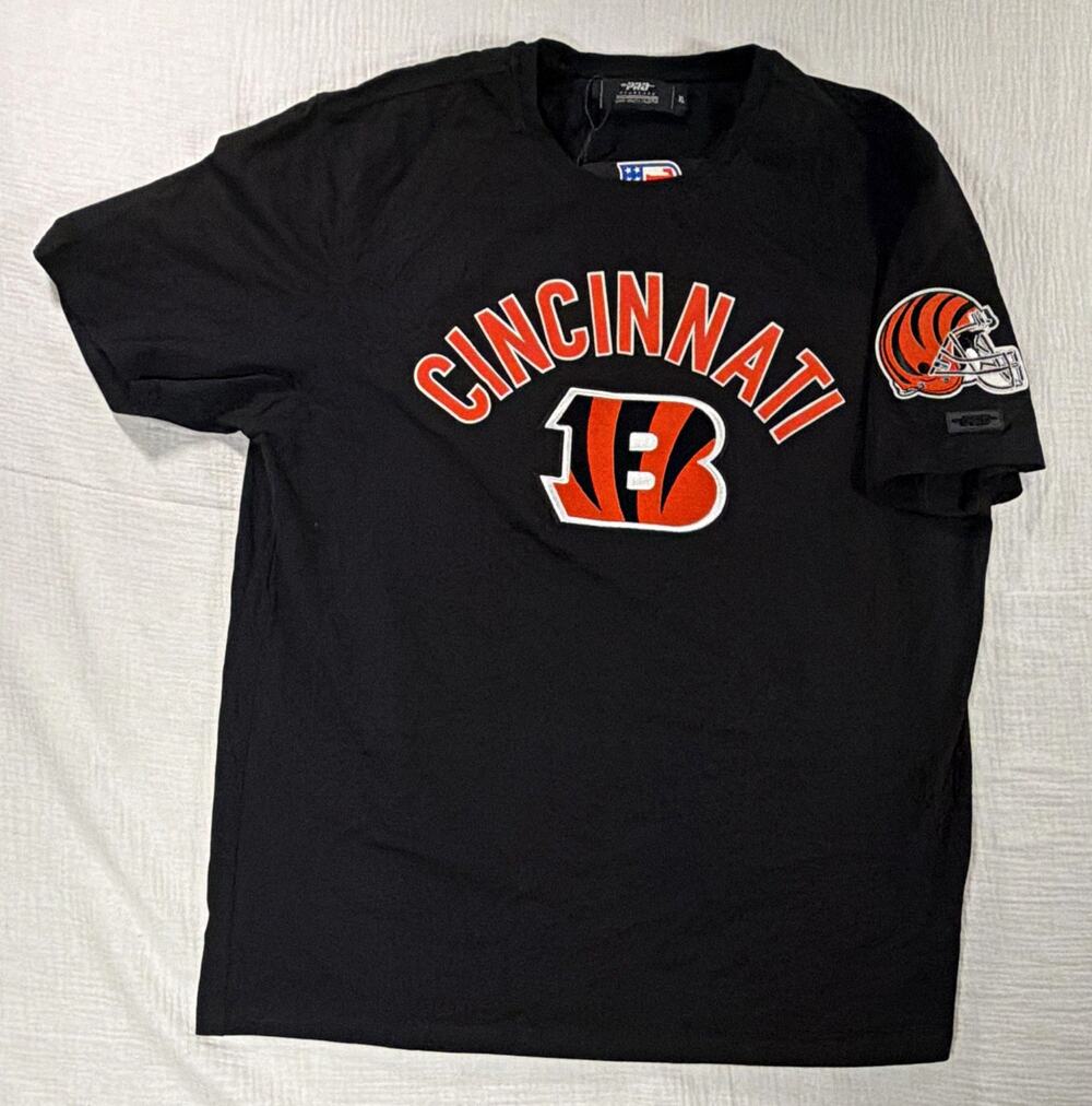 Pro Standard Cincinnati Bengals NFL Black T-Shirt Men's Size XL Licensed
